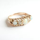 Antique Edwardian Opal & Diamond Ring US Size 4.5 UK J 1/2