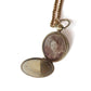 Antique Victorian Rolled Gold Fob Locket with Original Chain