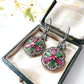 Vintage Chalcedony Vermeil Gold Earrings Sterling Silver Fine Jewelry
