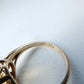 Vintage 9ct Gold Citrine Ring June Birthstone US Size 5.5 UK L 1/2