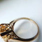 Vintage 9ct Gold Citrine Ring June Birthstone US Size 5.5 UK L 1/2