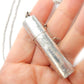 Vintage HMS Solid Silver Sewing Needle Thimble with Solid Silver 30" Chain