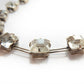 Art Deco Sterling Silver Riviere Diamond Paste Choker Necklace
