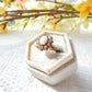 Vintage 9 Carat Gold Opal Daisy Ring US Size 5 October Birthstone