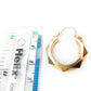 Vintage 9 Carat Gold Creole Hoop Earrings