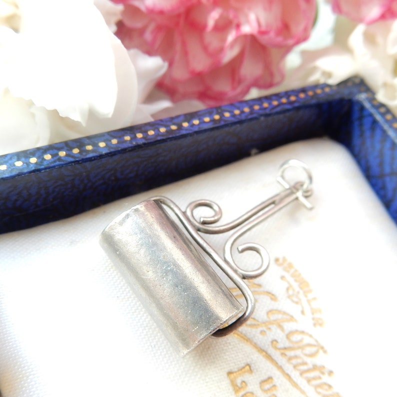 Vintage Sterling Silver Moving Garden Roller Charm