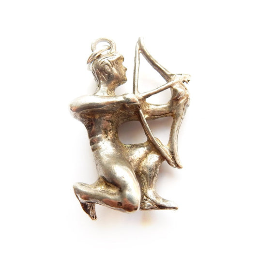 Vintage English Silver Artemis Greek Mythology Charm (6.8g)