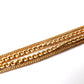 Antique Rolled Gold Albert Chain Albertina T Bar Bloodstone Fob Dog Clip 9 " (25.2grams)