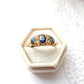 Antique 18ct Gold Sapphire & Diamond Ring US SIZE 5 3/4