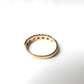 Vintage 9ct Gold Ruby & Spinel Band Ring US Size 6.5 UK O