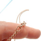 Antique 9ct Gold Curb Chain with Dog Clip 22" (16.6grams)