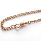 Antique 9ct Gold Curb Chain with Dog Clip 22" (16.6grams)