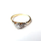 Art Deco 18ct Gold Diamond Ring US Size 5 UK K 1/2