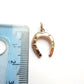 Vintage 9ct Gold Lucky Horse Shoe Charm (0.6grams)