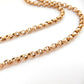 Antique 9ct Gold Belcher Chain Necklace 16" (4.8grams)