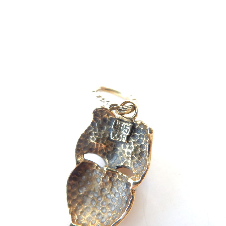 Vintage 14ct Gold Owl Charm