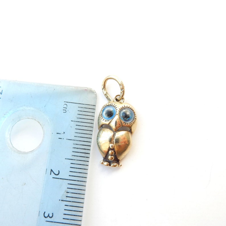 Vintage 14ct Gold Owl Charm