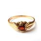 Antique 9ct Gold Garnet Ring US Size 9 1/4 UK U