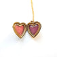 Vintage Rolled Gold Heart Locket & Chain