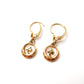 Vintage 14ct Rolled Gold Three Leaf Clover Earrings K&L Jewellery