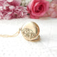 Vintage Rolled Gold Circle Locket & Chain