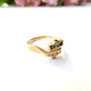 Antique 18ct Gold Diamond & Sapphire Ring US Size 6 3/4 UK O