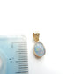 Vintage 14ct Gold Black Opal Pendant Charm (0.7grams)