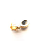 Vintage 14ct Gold Black Opal Pendant Charm (0.7grams)