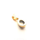 Vintage 14ct Gold Black Opal Pendant Charm (0.7grams)