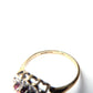 Antique 9ct Gold Ruby & Diamond Ring US Size 5 3/4 UK M