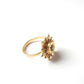 Victorian 9ct Gold Etruscan Star Ring US Size 6 3/4 UK O
