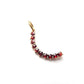 Vintage 9ct Gold Garnet Moon Pendant