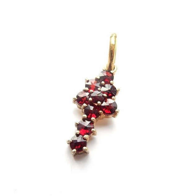 Vintage 9ct Gold Garnet Pendant