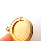Vintage Rolled Gold & Silver Locket with Chain