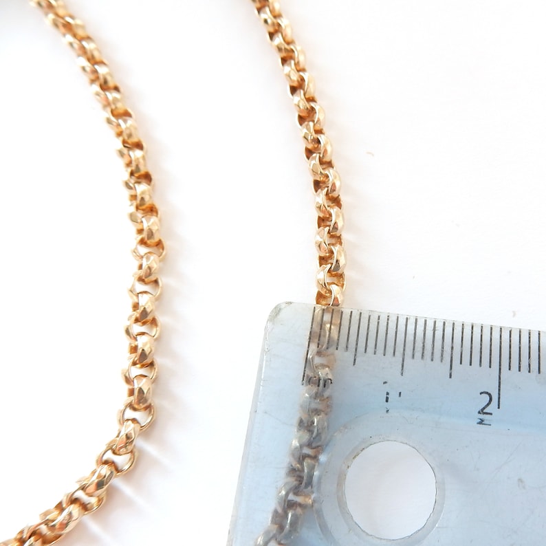 Vintage 12ct Gold Filled Belcher Chain 26" (28grams)