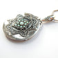 Sterling Silver Opal Victorian Style Locket