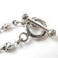 Solid Silver Skull Link Chain 18inches 39.2grams