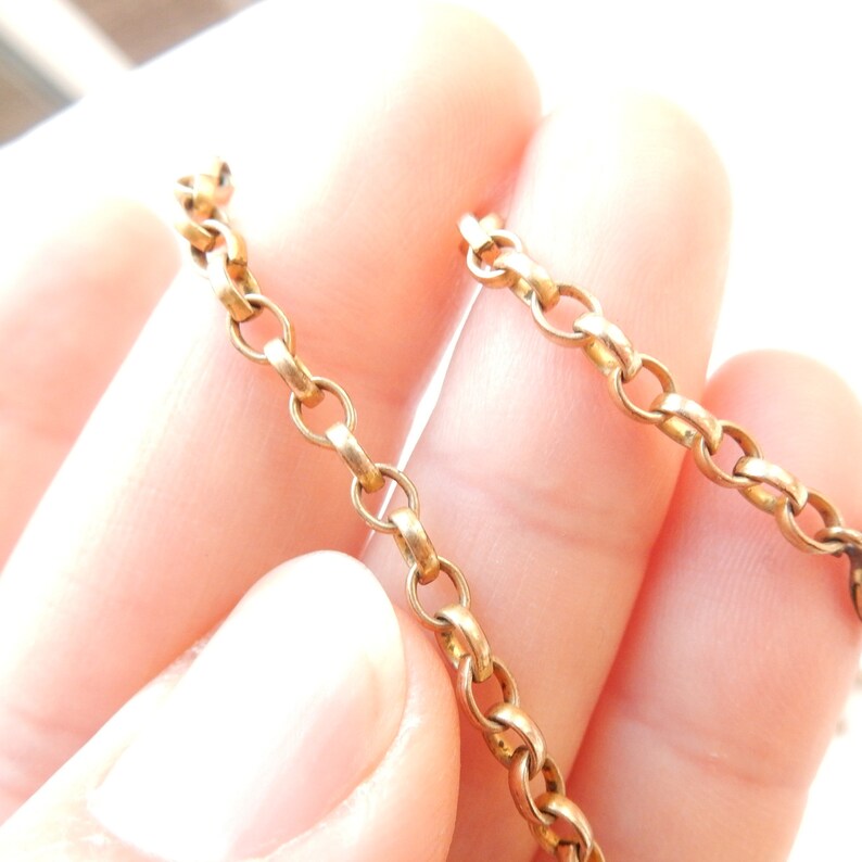Long Vintage Rolled Gold Belcher Chain 24inches (11.6grams)