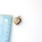 Antique 9ct Gold Back & Front Shell Inital G Locket