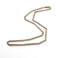 Vintage Rolled Gold Barrel Clasp Chain 17" (7.6grams)