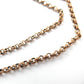 Vintage Rolled Gold Barrel Clasp Chain 17" (7.6grams)